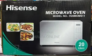 Hisense 20L Digital Microwave Oven With 6 Preset Menus - Mirror Silver