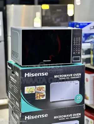 Hisense 20L Digital Microwave Oven With 6 Preset Menus - Mirror Silver