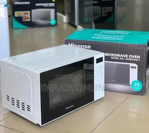 Hisense 20L Digital Microwave Oven With 6 Preset Menus - Mirror Silver