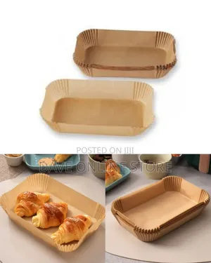 50 Pieces Rectangular Air Fryer Liners.