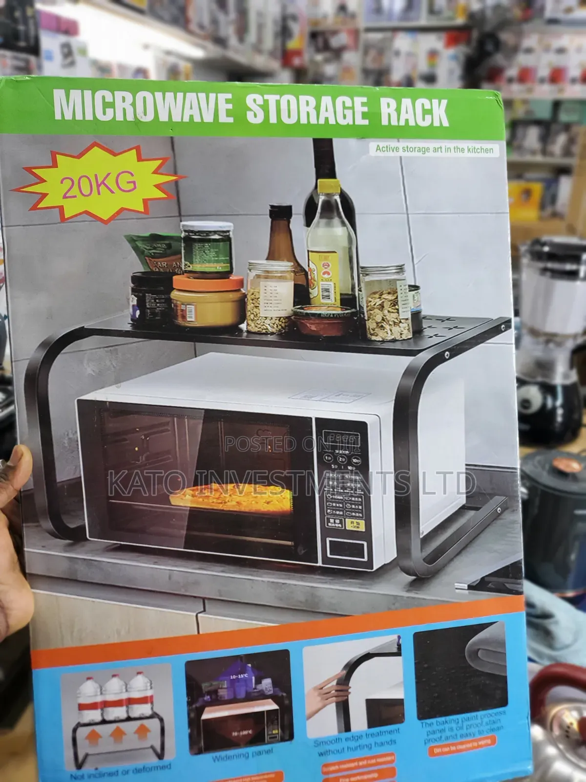 Thickened Board Microwave Storage Rack