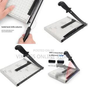 MOTARRO A3 Paper Cutter Heavy Duty Metal Base, Stack Paper Trimmer