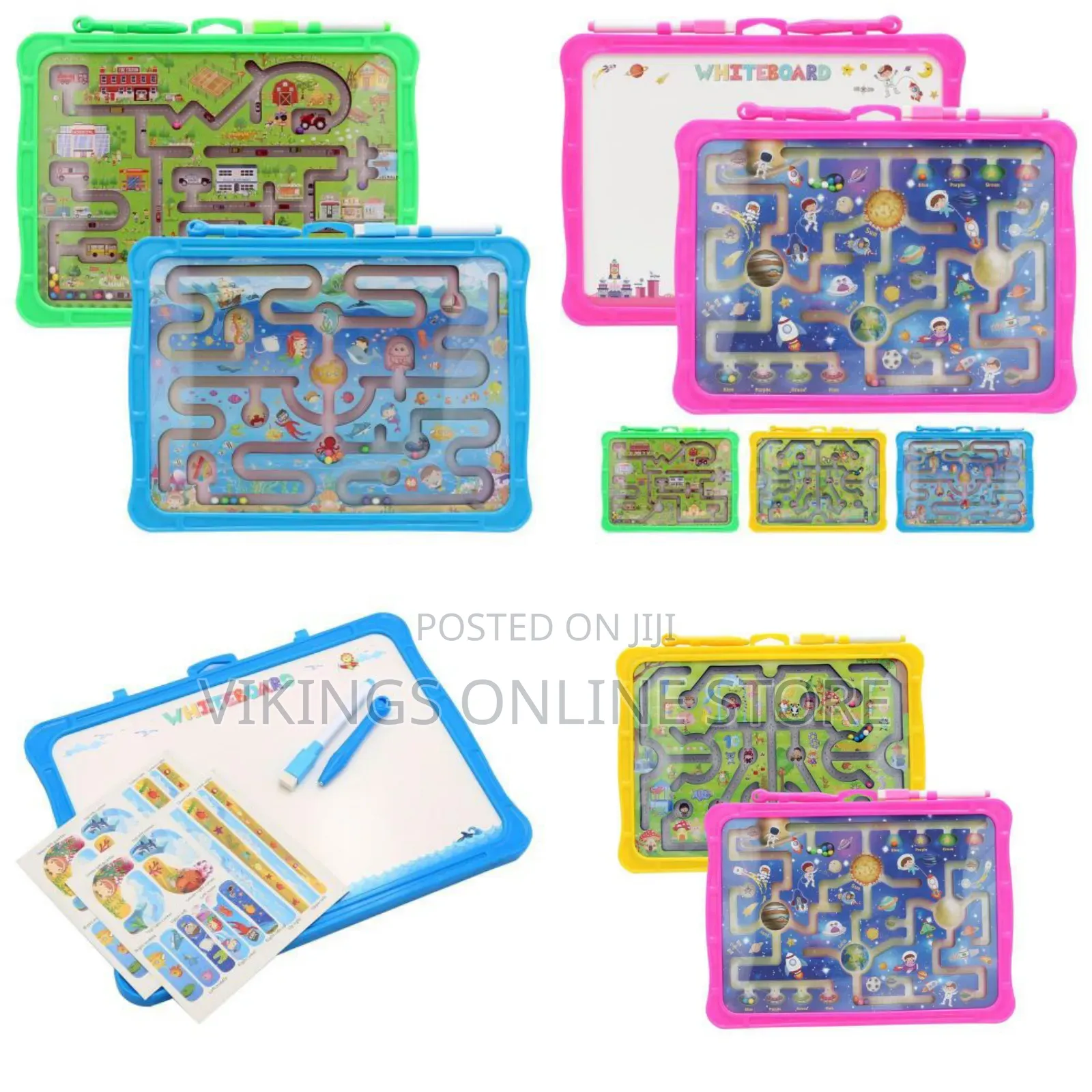 White White Board for Writing 310x225 Mm /Puzzle Maze Toy Rolling Ball