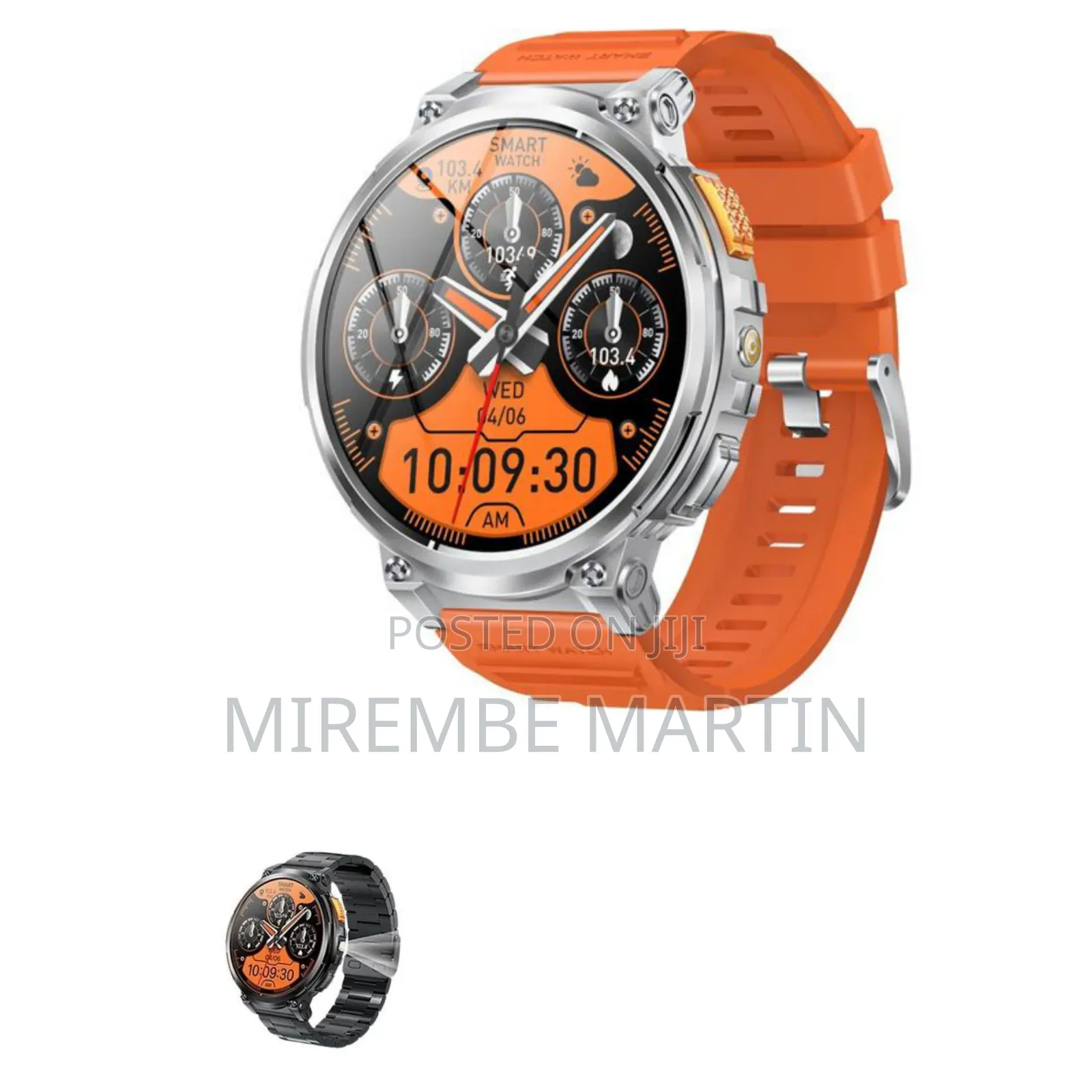 HAINOTEKO RW-57 Max Waterproof Smart Watch for Men With LED