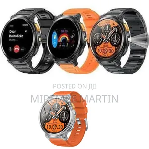 HAINOTEKO RW-57 Max Waterproof Smart Watch for Men With LED