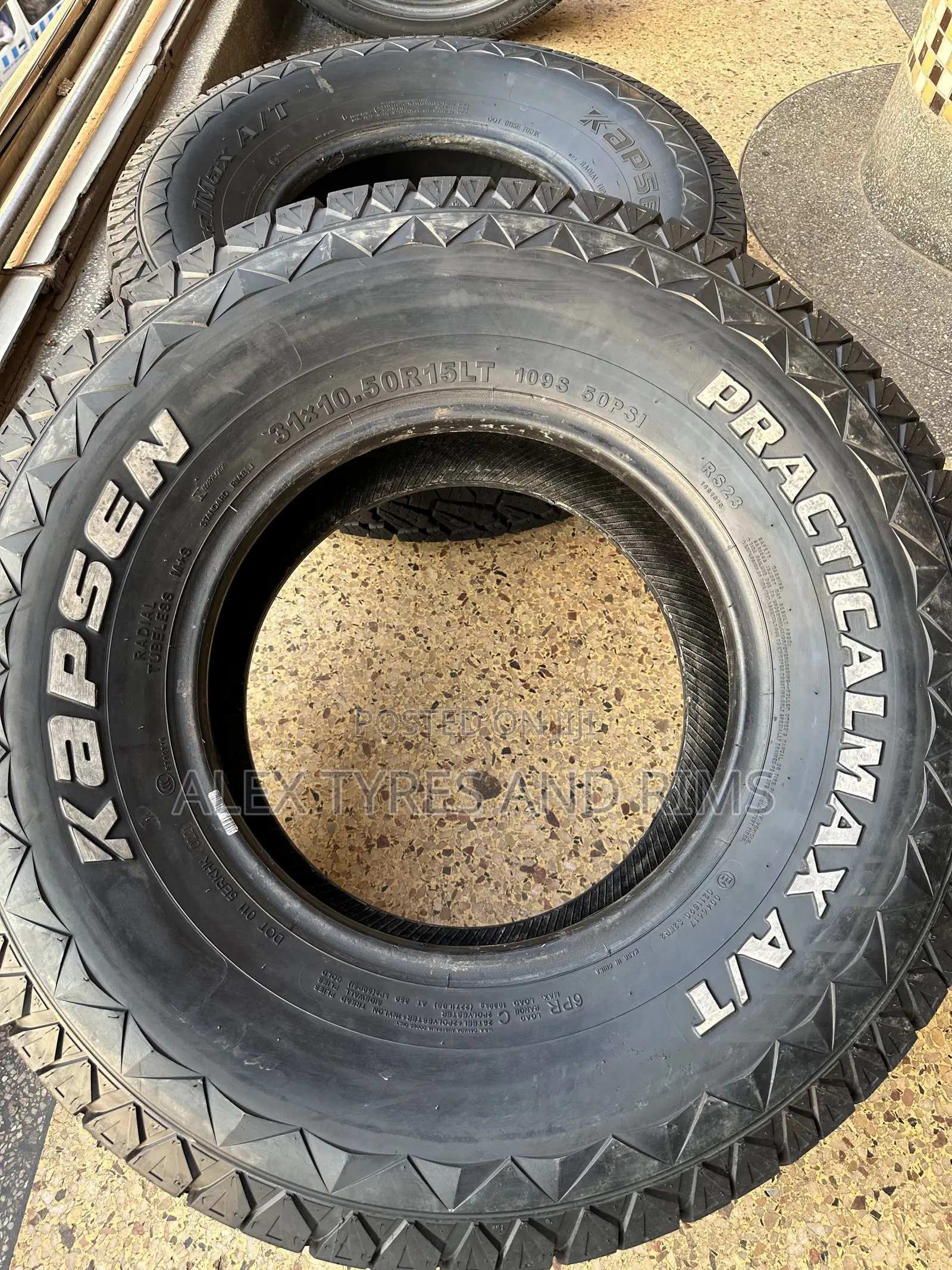 31*10.50r15 Kapsen Very Good Tires Only One Week Driven