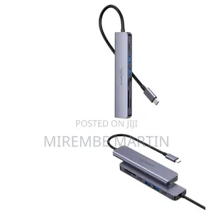 Porodo 9-in-1 USB-C Hub Multiport Adapter With 100W PD, HDMI,