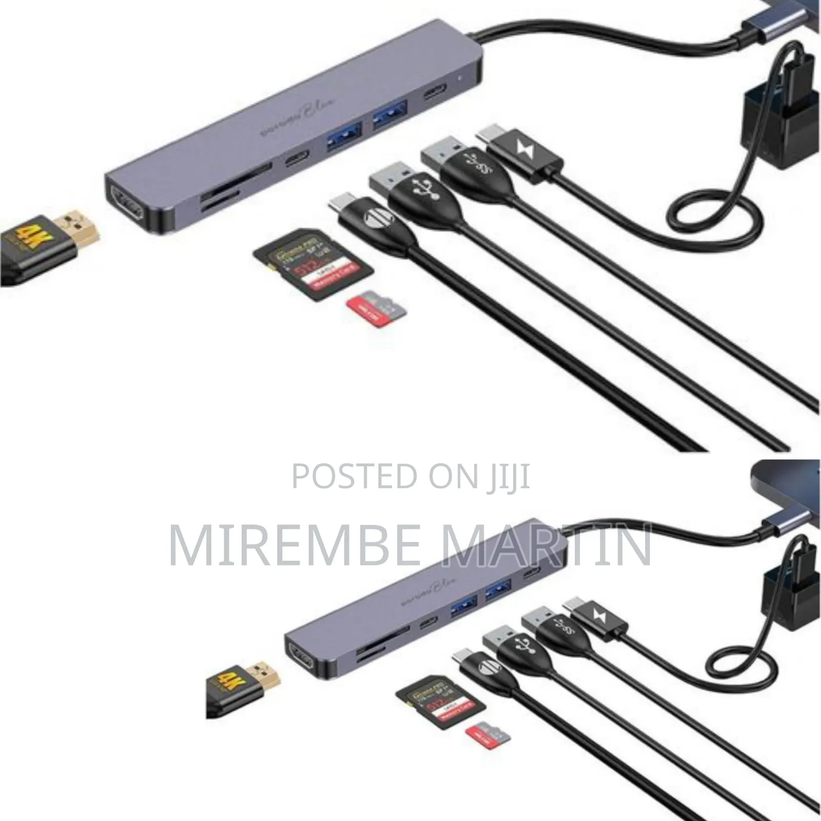 Porodo 9-in-1 USB-C Hub Multiport Adapter With 100W PD, HDMI,
