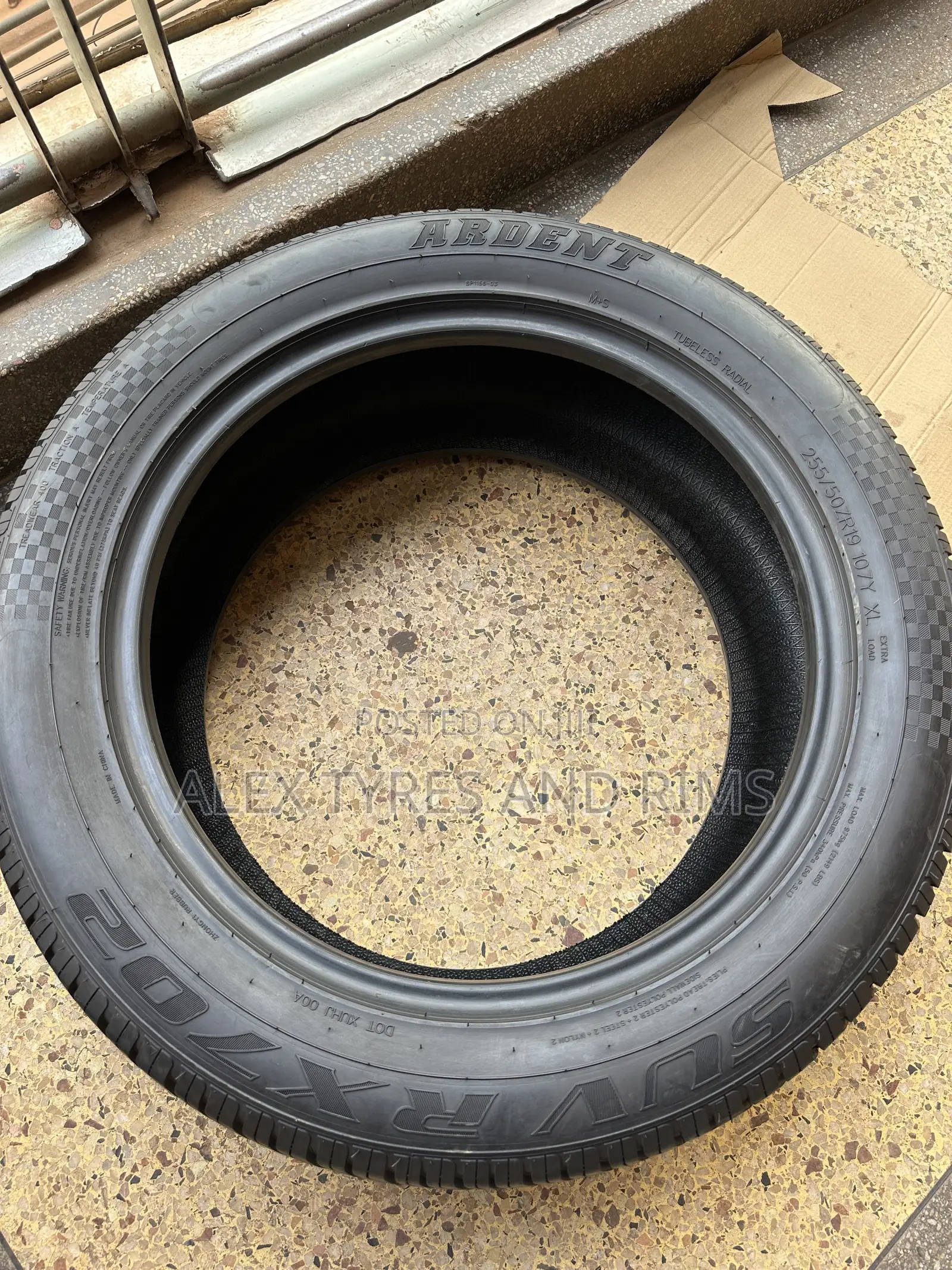 255/50r19 Ardent Very Good Condition Only One Week Driven