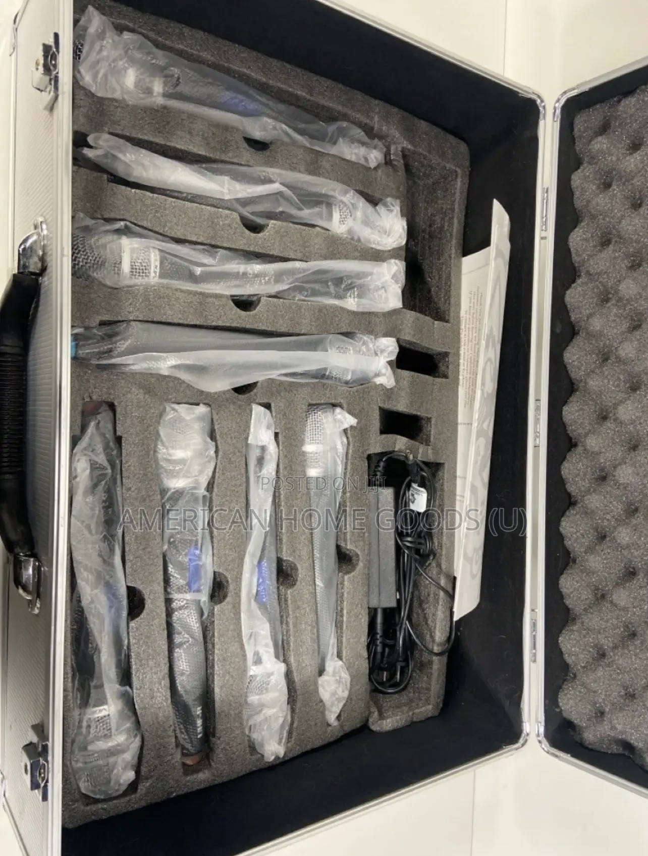 Original Vocopro Uhf-8800 Wireless Reciever W/8 Microphones