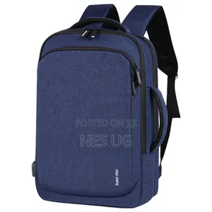 Waterproof USB Anti-Theft Laptop Backpack Bag - Royal Blue