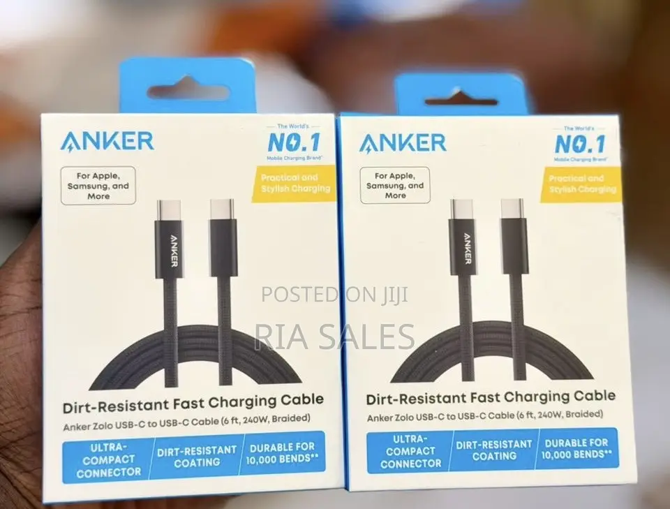 Anker Zolo 240w USB C to USB C Cable