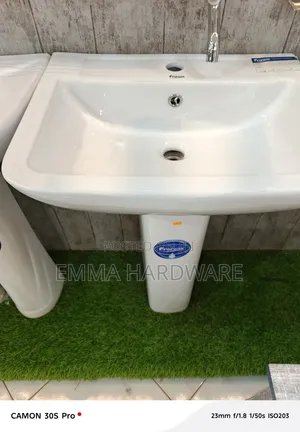 Hand Basin Full Set With Accessories Frencia Square (All Sizes)