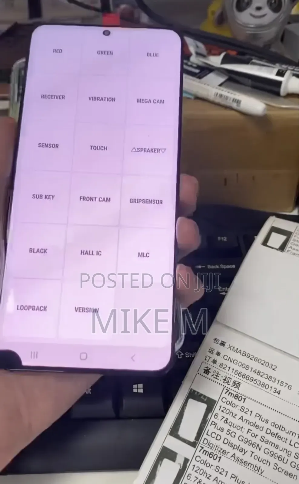 Samsung Galaxy S21 Plus Original Screen Replacement.