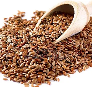 Whole Grain Flax Seeds Protein,Omega-3 Fibre Rich for Baking, Smoothie