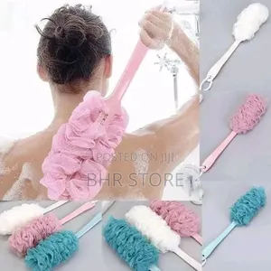 Long Handled Shower Brush With a Sponge