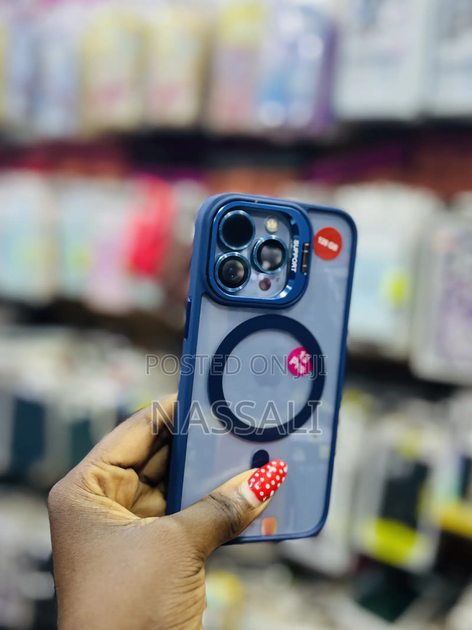 Transparent Phone Covers With Camera Protectors or Metal Stand Case