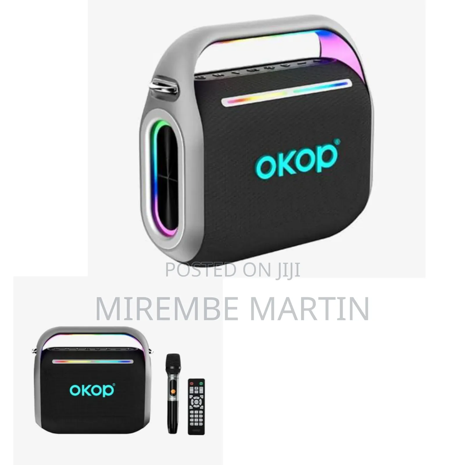 OKOP KP-8003 Wireless Outdoor Portable 5.0 Bluetooth Speaker With RGB