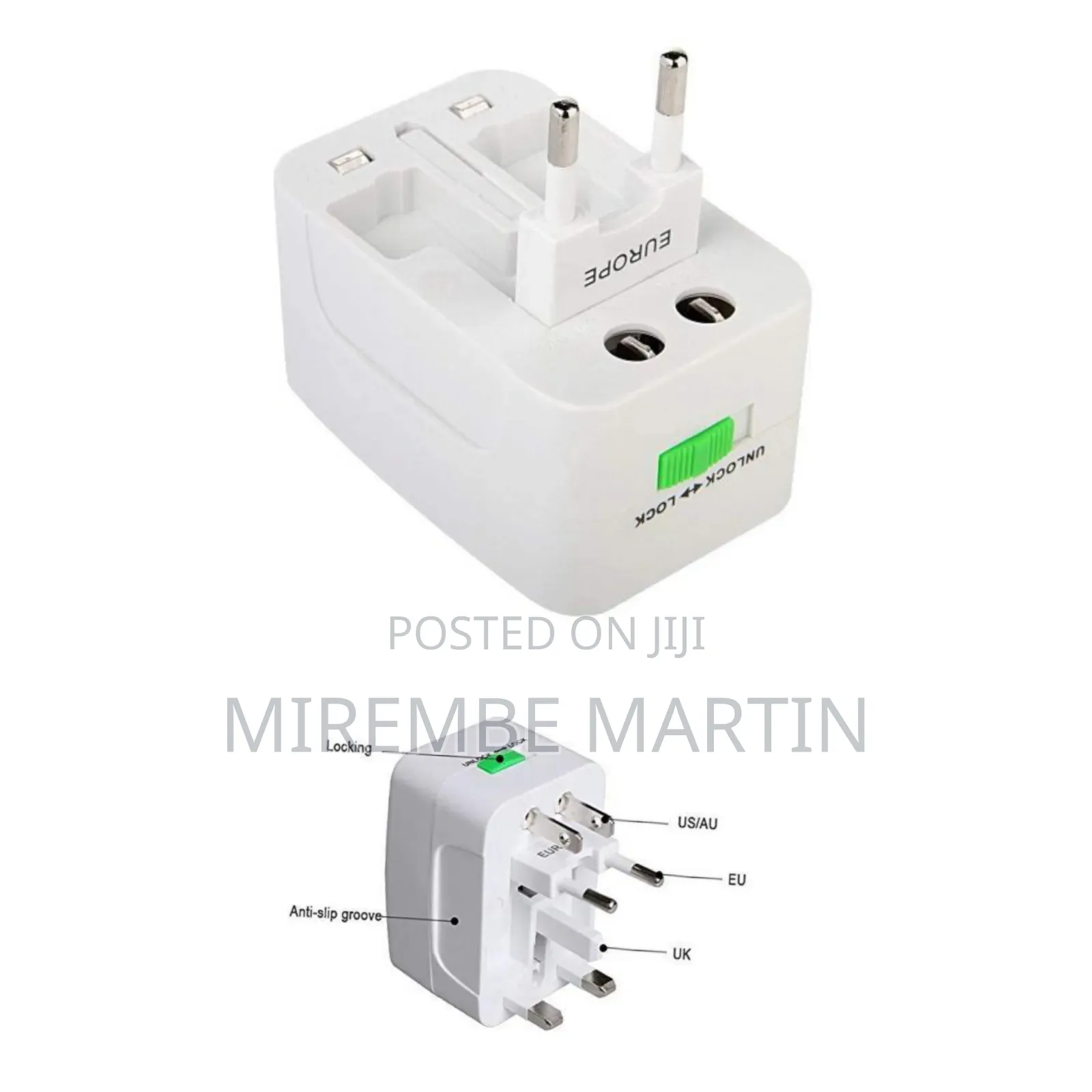 Techgadget All in One Universal World Travel Adapter/Adaptor Surge