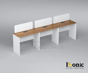 Work Station 3seater With No Drawers