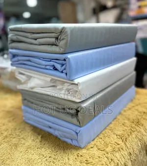 5x6 Striped Satin 4-Piece Set Includes 2 Pillowcases and 2 Bedsheets.
