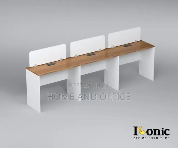 Work Station 3seater With No Drawers