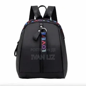 Small Black Bekia Mini Backpack