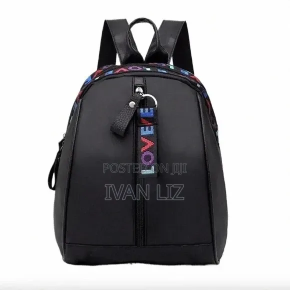 Small Black Bekia Mini Backpack