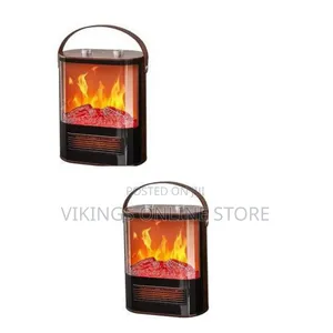 Electric Space, 1500W Fireplace Heater With Thermostat and Remote