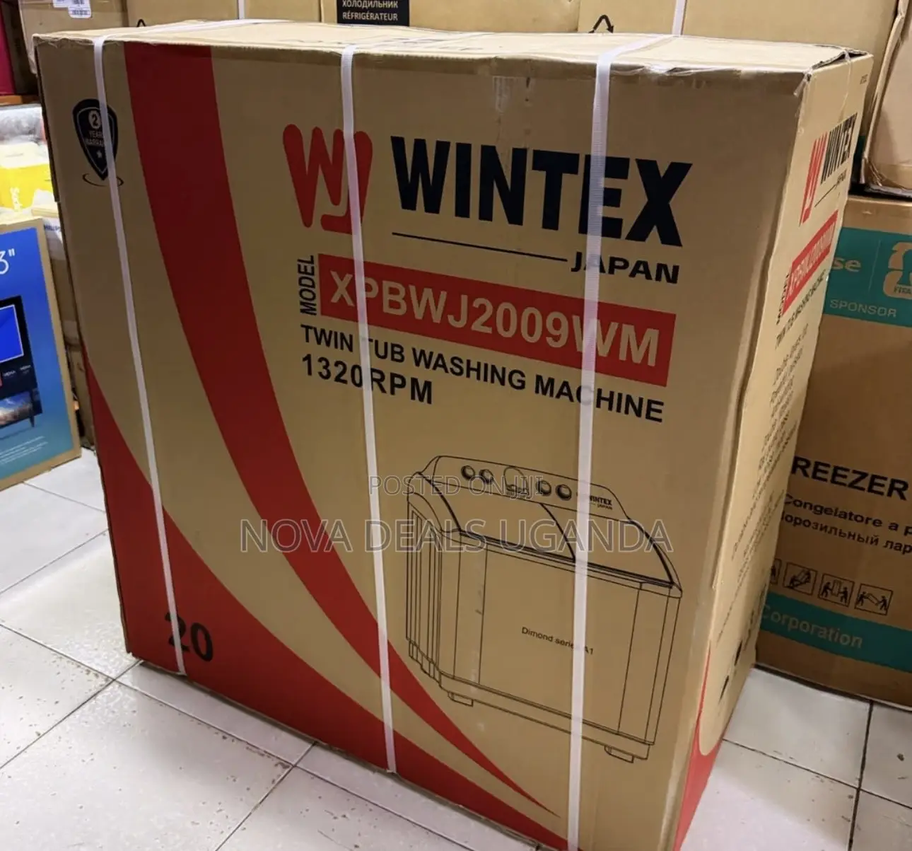 20kgs Wintex Japan Twin Tub Washing Machine
