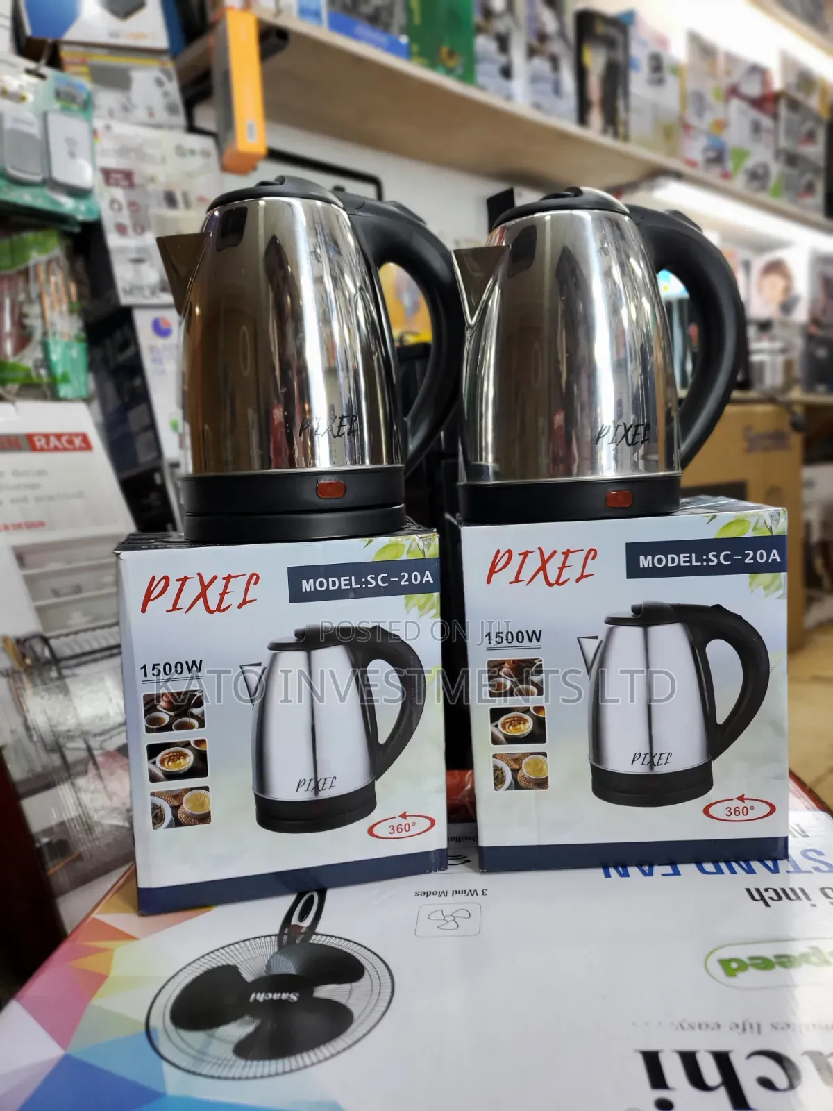 2l Electric Kettle Paco With 3 Pin