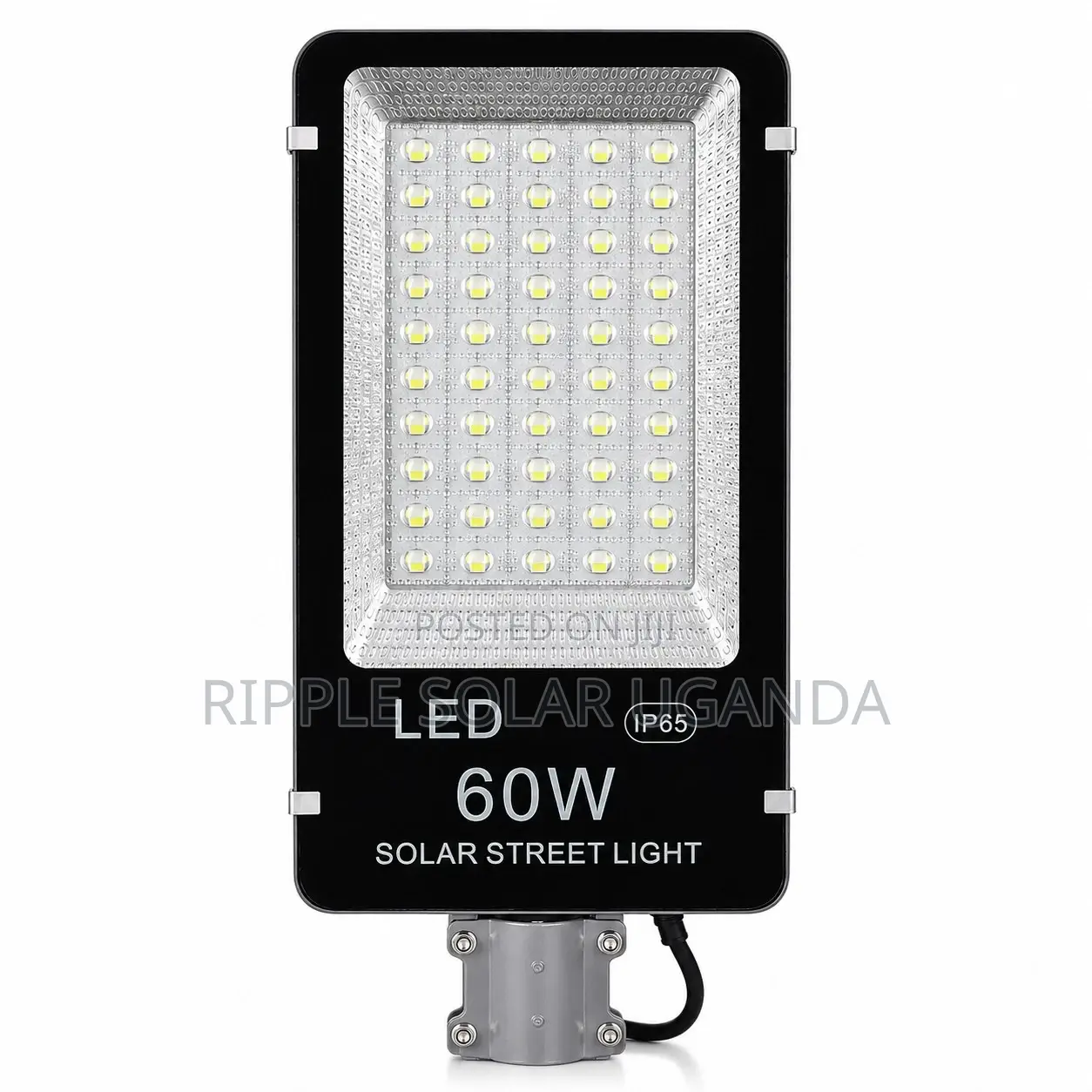 60w Solar Street Light With External Lithium Battery – Waterproof