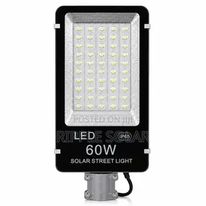 60w Solar Street Light With External Lithium Battery – Waterproof