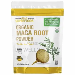 Certified Organic Peruvian Maca Root Powder, 8.5 Oz (240 G)