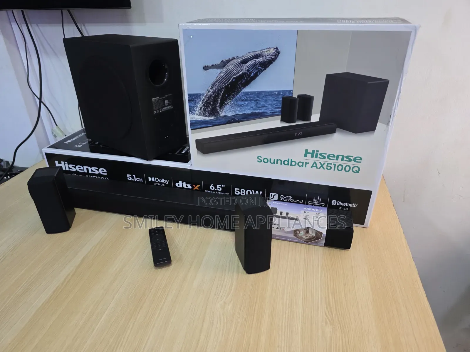 20% Discount Price on Hisense 5.1channel Wireless Bluetooth Soundbar