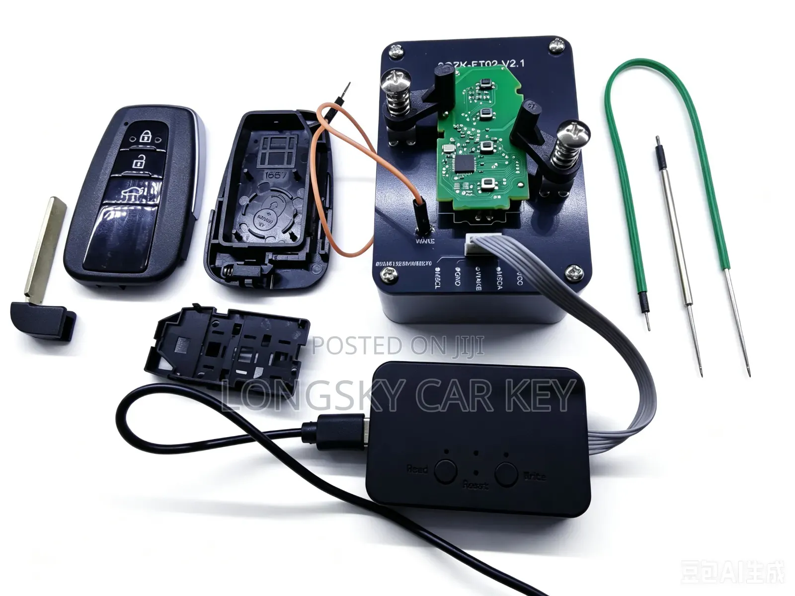 Single Adapter and Reader/Programmer the Easiest Way to Copy Car Keys