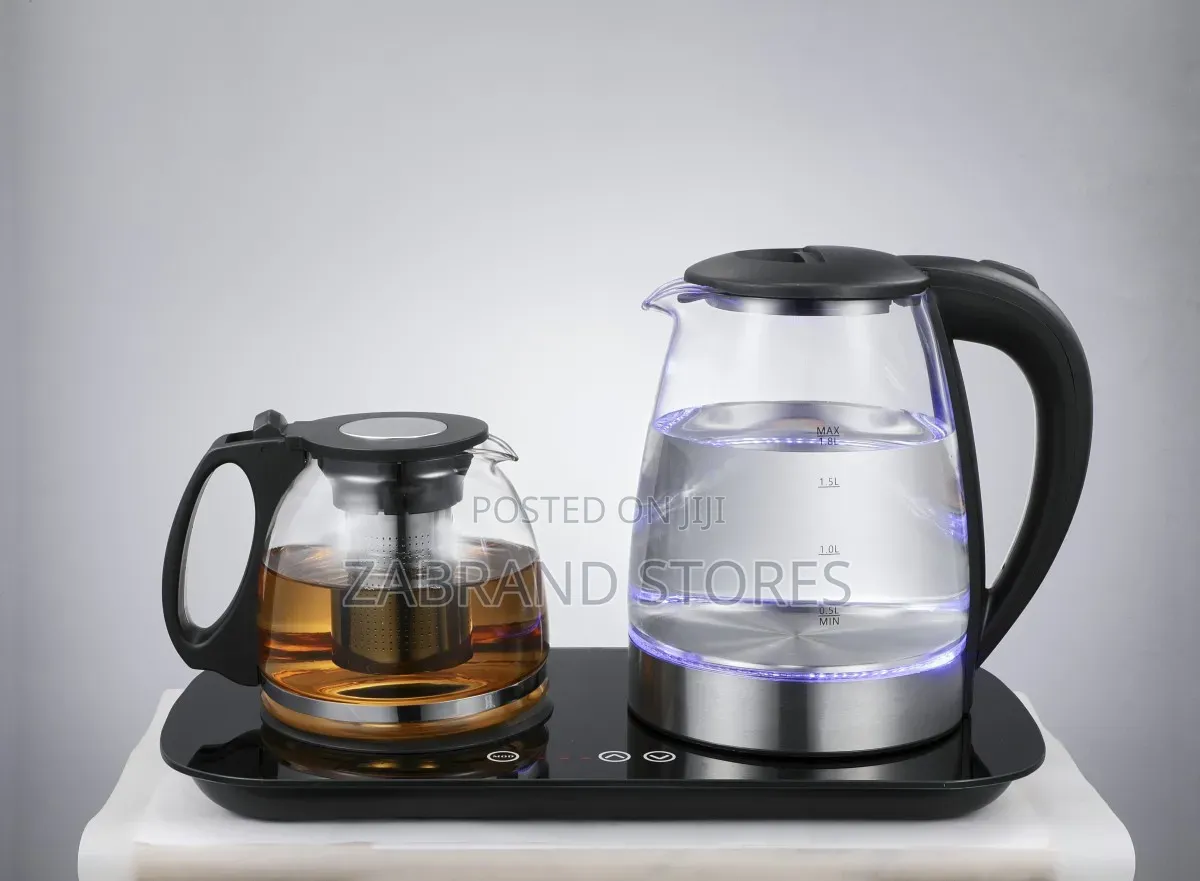 2 in 1 Winningstar Electric Glass Kettle Tea Maker Set