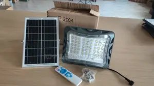 200W Solar Flood Light 8W Panel Remote IP65