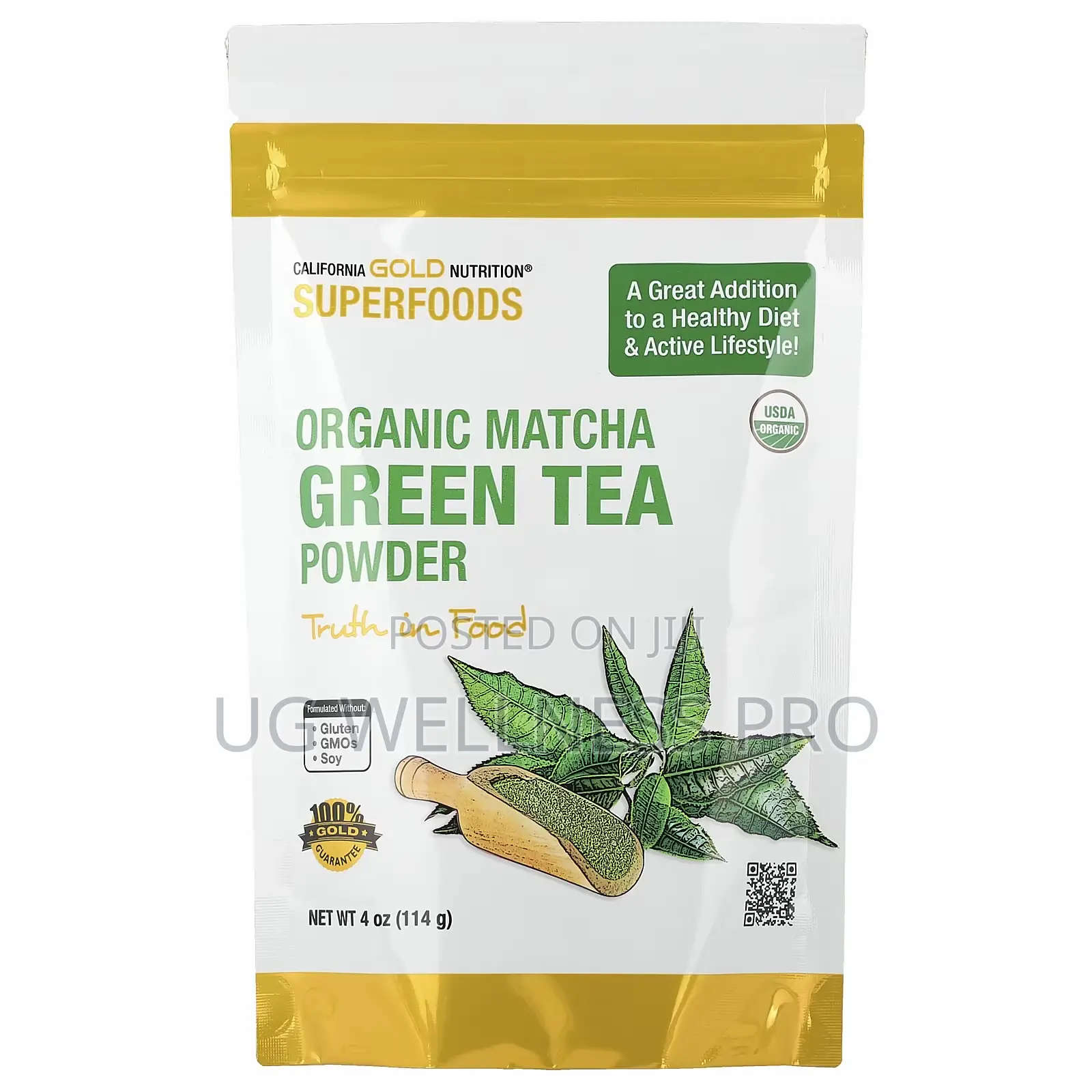 Superfoods, Organic Matcha Green Tea Powder, 114g