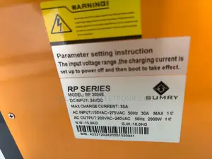 SUMRY RP Series 2kW 24V Solar Inverter Charger | 155-275va