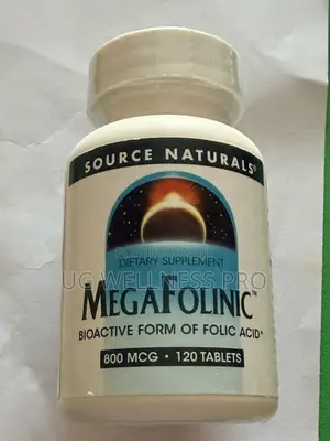 Source Naturals MegaFolinicTM, 800 McG, 120 Tablets