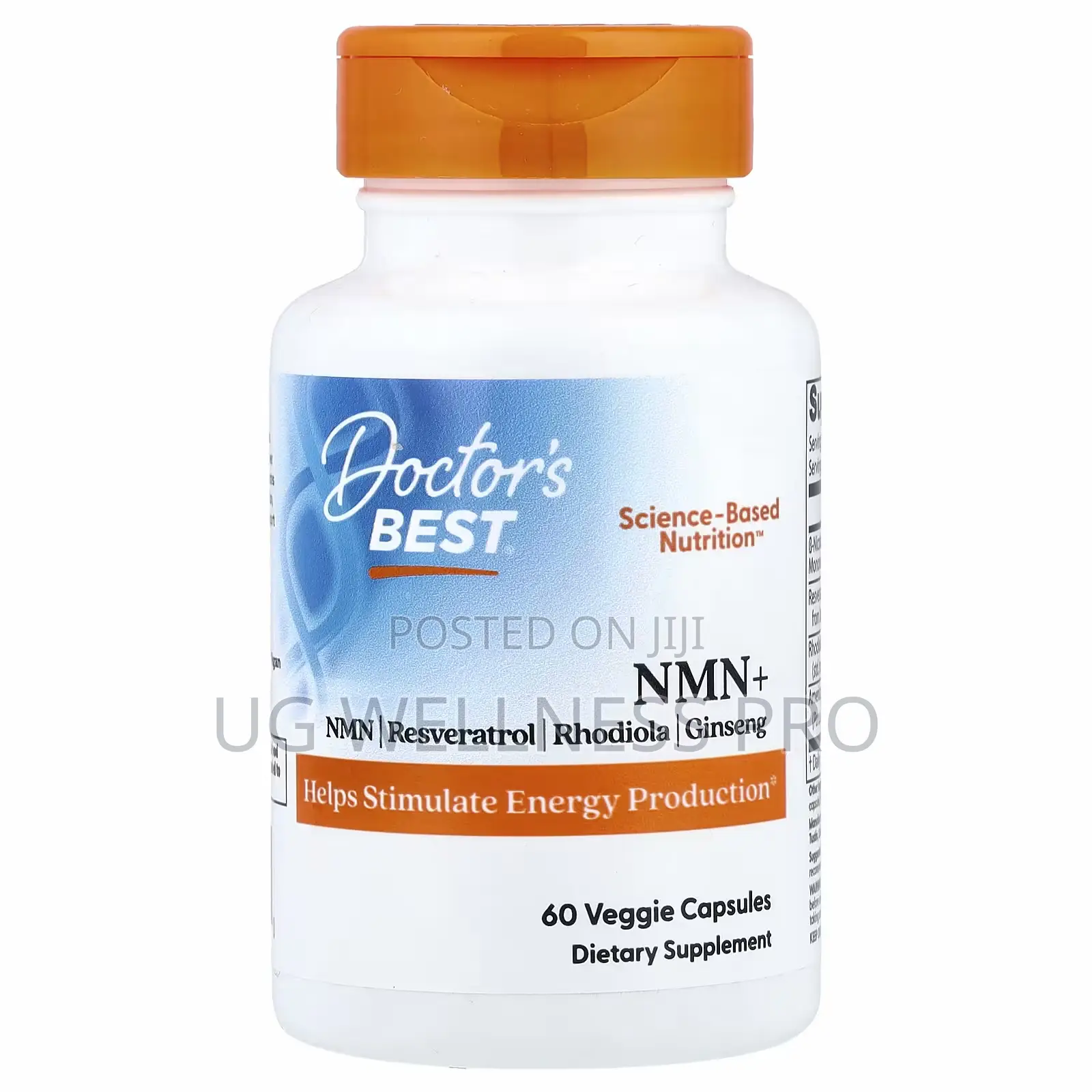 Doctor's Best NMN+ Resveratrol, Rhodiola 60 Veggie Caps