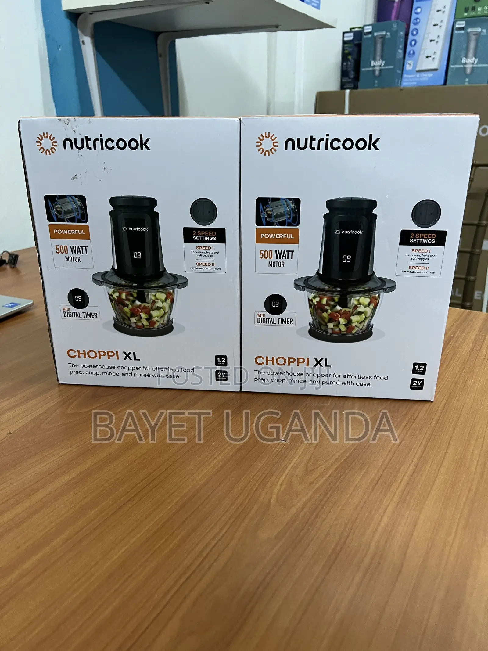 Nutricook 1.2L Glass Chopper Mincer