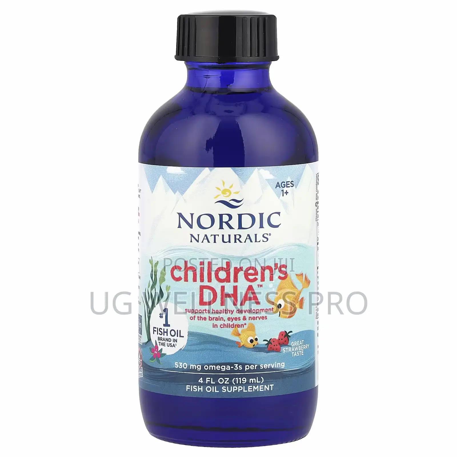 Nordic Naturals Children's DHA, Ages 1+, Strawberry, 119ml