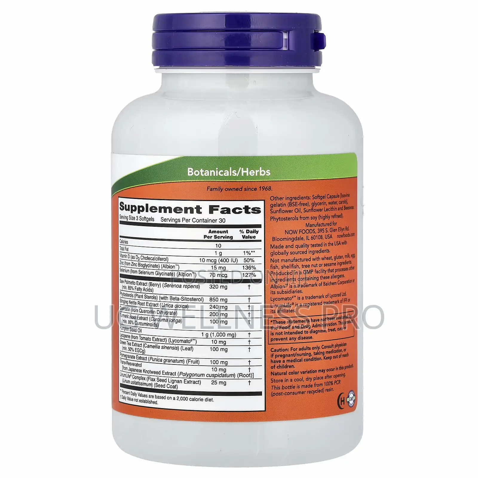 NOW Foods Prostate Health, 90 Softgels