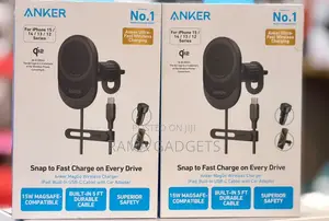 Anker MagGo Wireless Car Charger, a 15W Qi2 Certified Magnetic