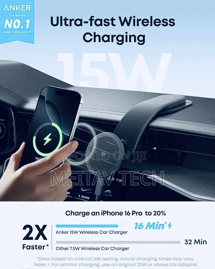 Anker Nano Wireless Car Charger.