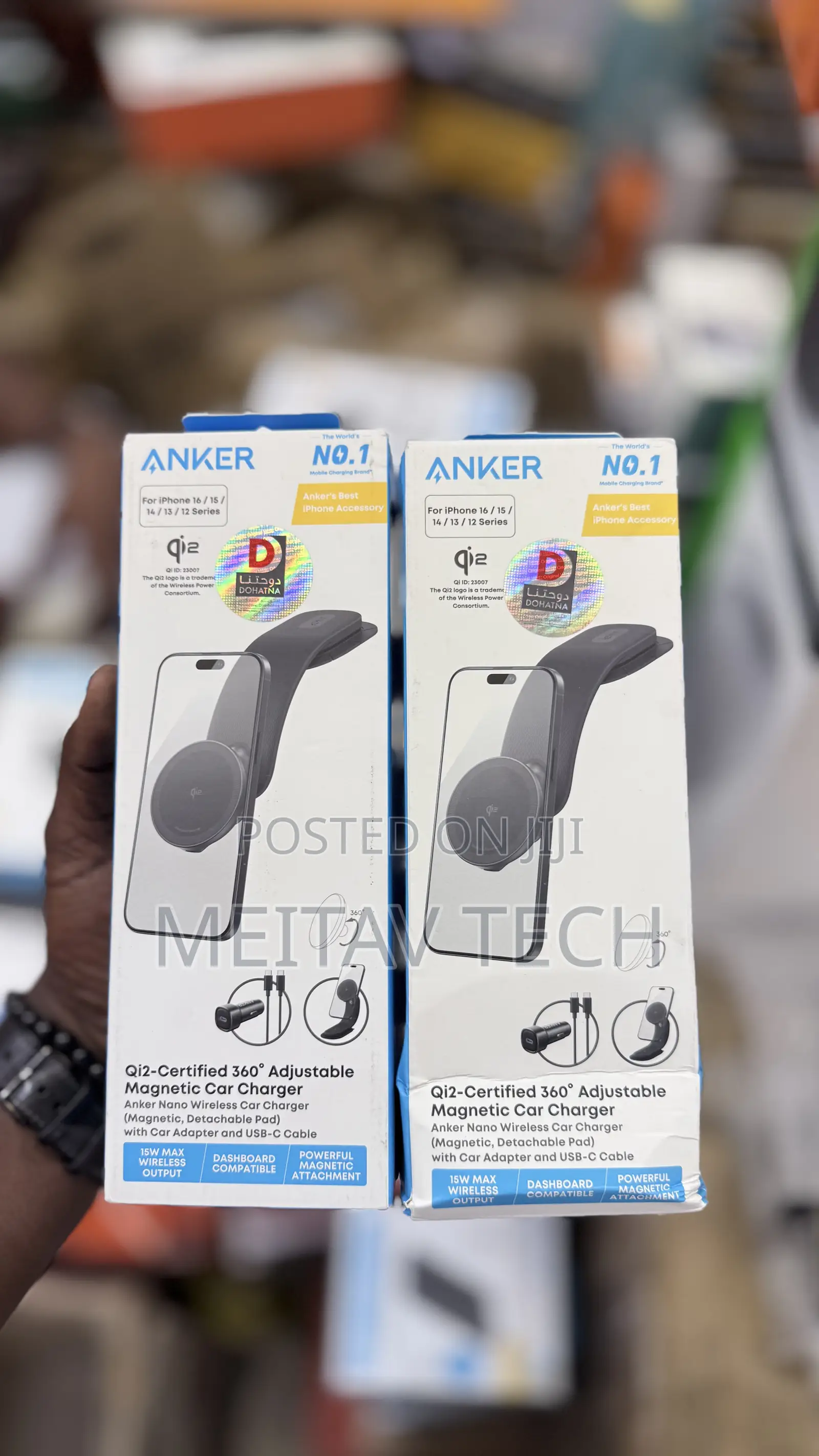 Anker Nano Wireless Car Charger.