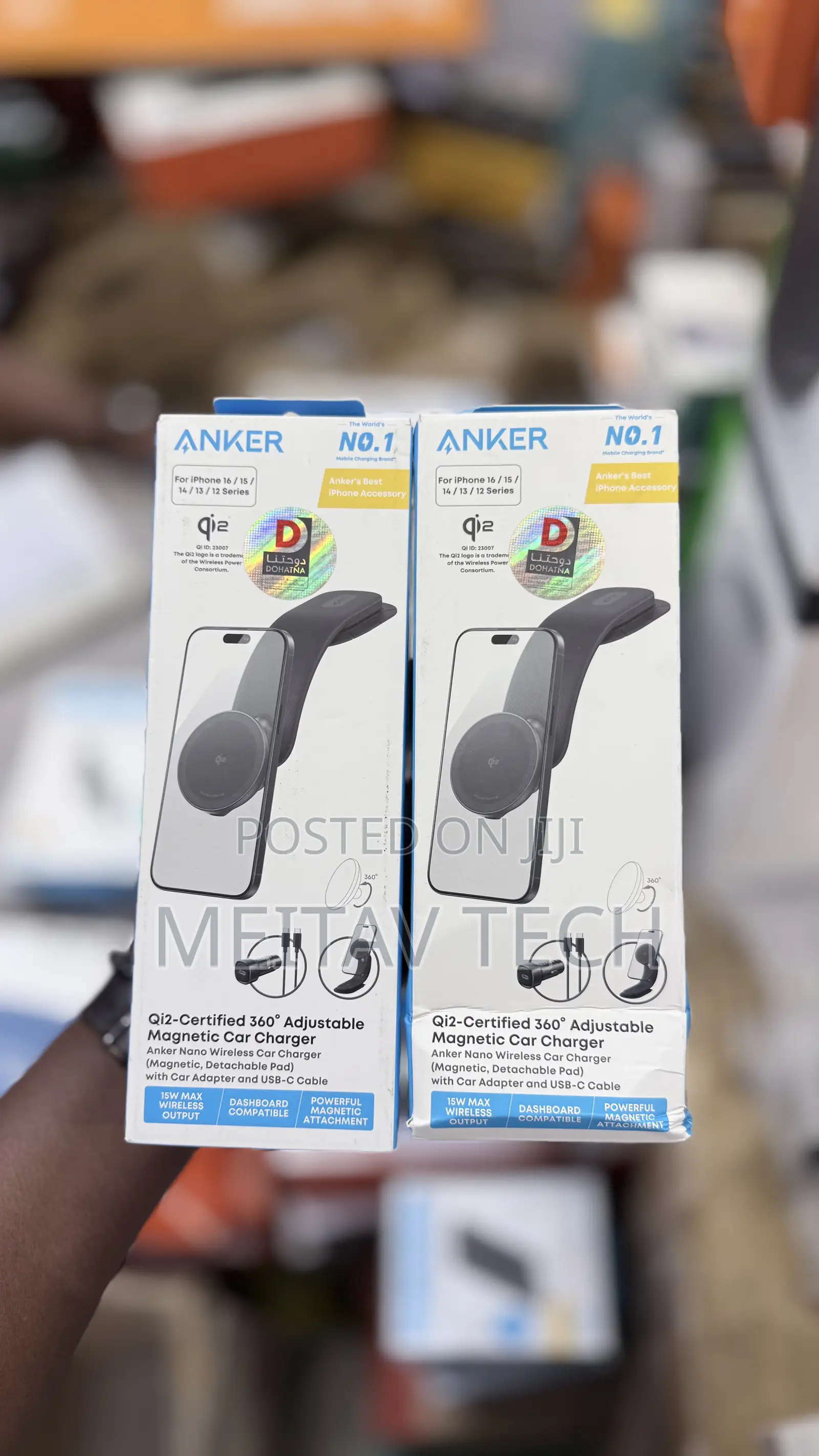 Anker Nano Wireless Car Charger.