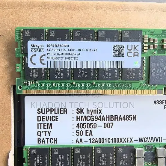 64GB DDR4 Server Ram